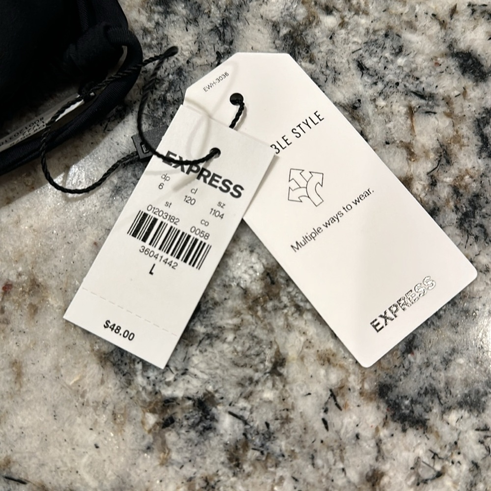 Express Bikini top black color new with tag. - Picture 4 of 7